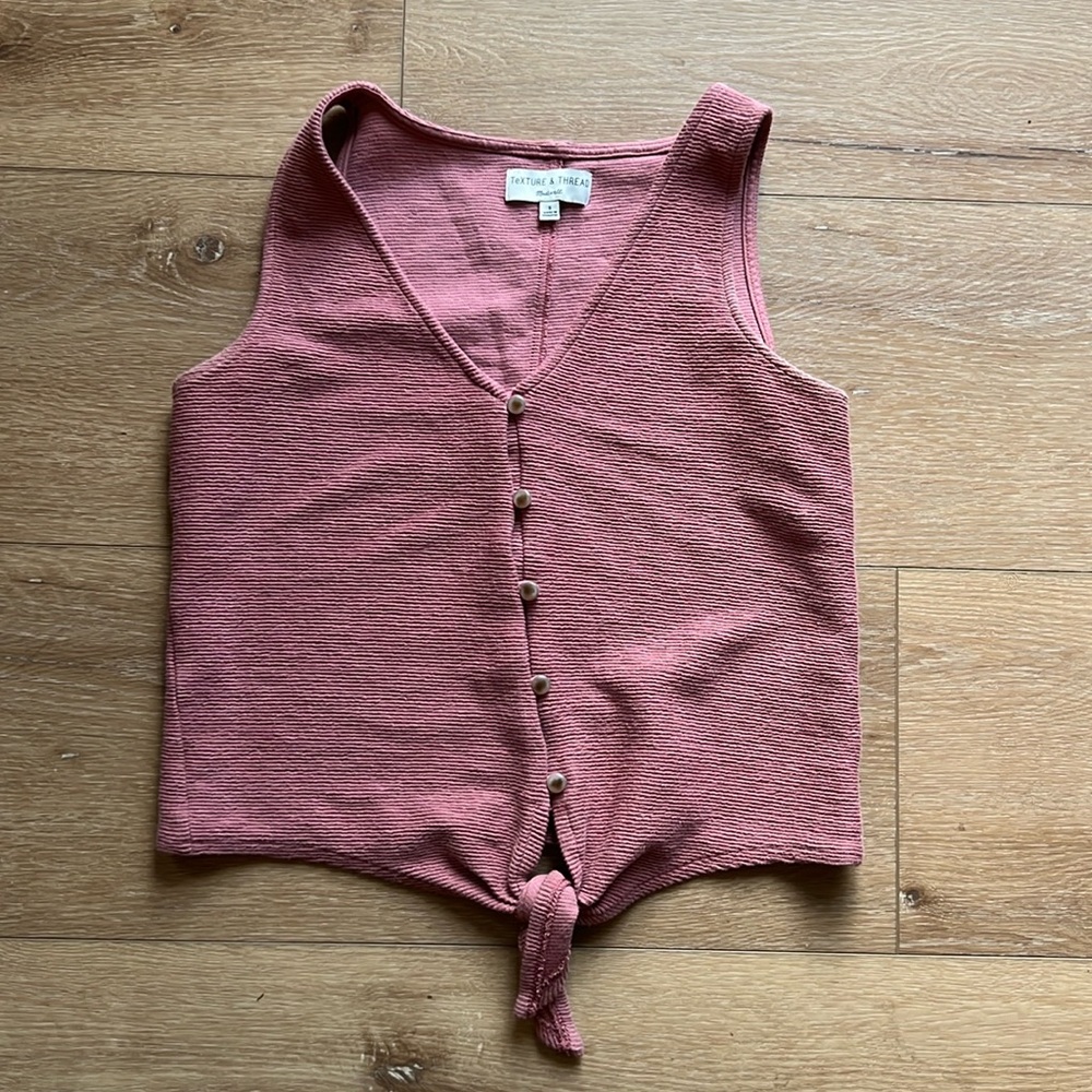 Madewell rosey color tank
